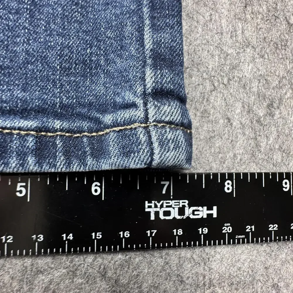 Wrangler 20X Jeans Girls 10 Blue Bootcut Adjustable Waist Embroidered Pockets